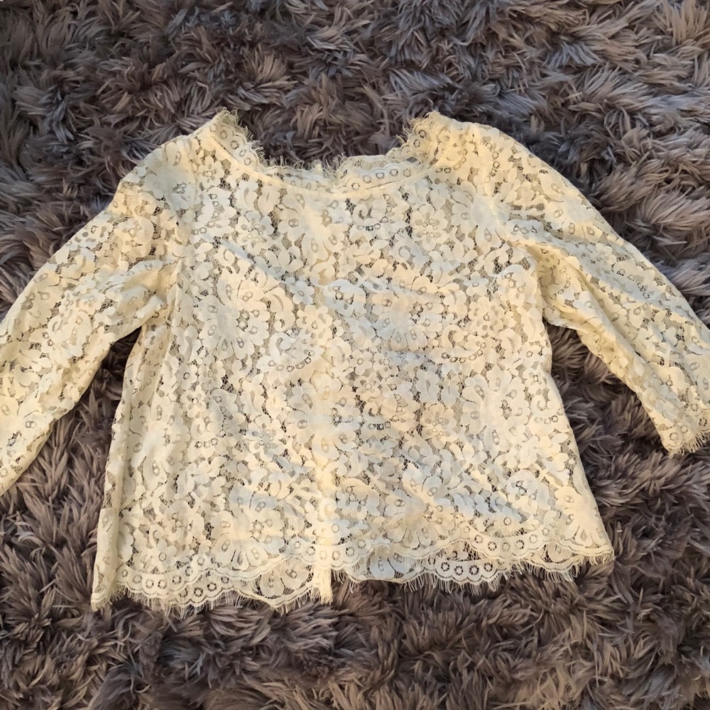 JOIE lace top